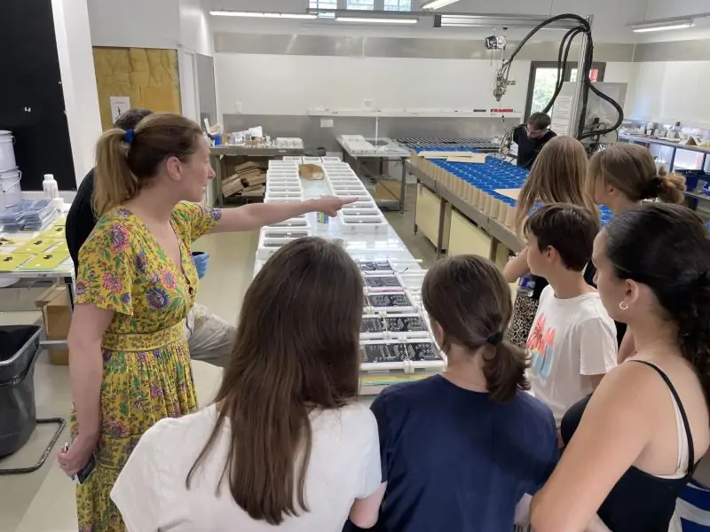 Visite de SGAME et RESILEC animée par Guillaumette LECANTE.