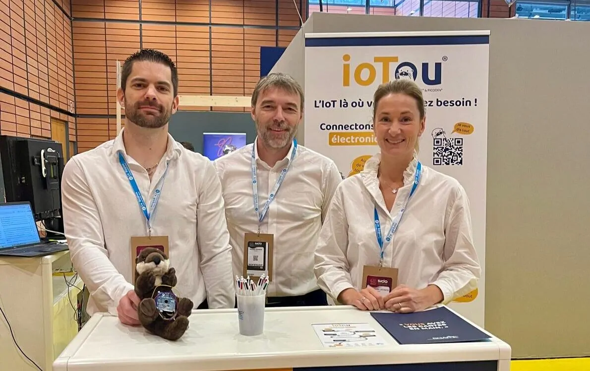 IoTou, marque créée suite à la collaboration entre SGAME et PICODEV au SIDO Lyon.